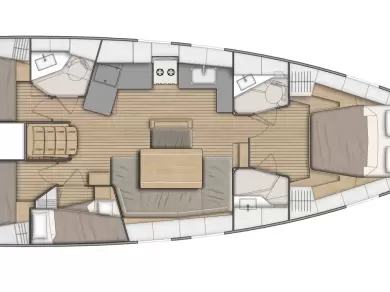Bénéteau Oceanis 46.1 da affittare a  Komolac