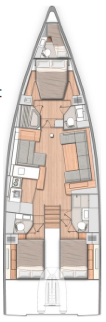 Bénéteau Oceanis 54 da affittare a  Seget Donji