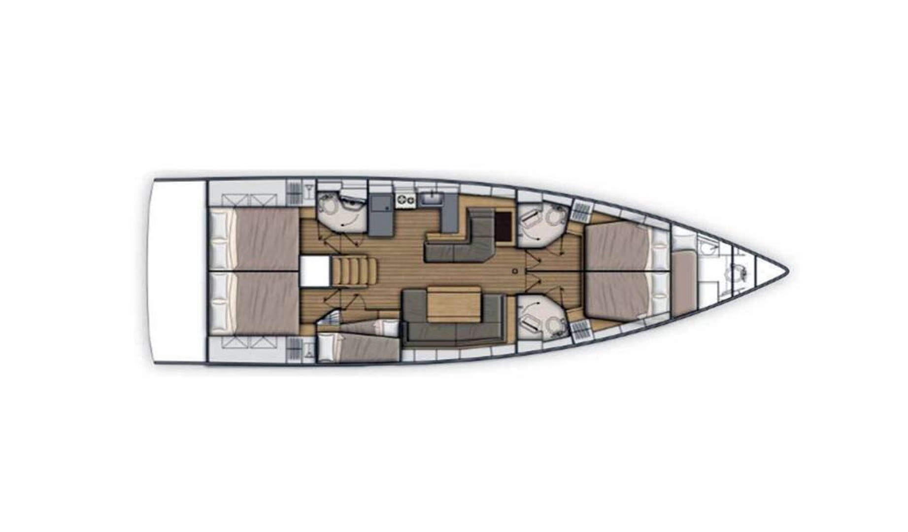 Noleggio Barca a vela Bénéteau con patente nautica