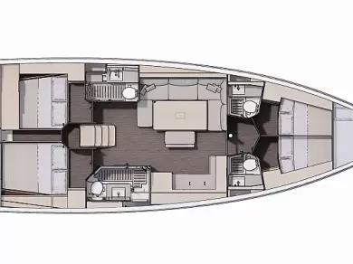 Noleggio Barca a vela a Lefkáda – Dufour Dufour 470