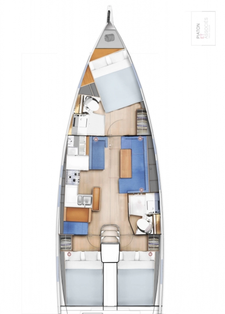 Jeanneau Sun Odyssey 410 da affittare a  Komolac