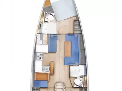 Jeanneau Sun Odyssey 410 da affittare a  Komolac