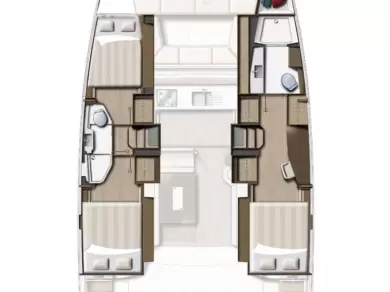 Noleggio Catamarano a Castelli – Bali Bali Catsmart OW - 3 cab.