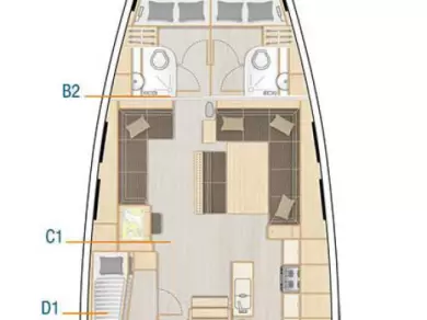 Noleggiare una Hanse Hanse 548 a Sukošan