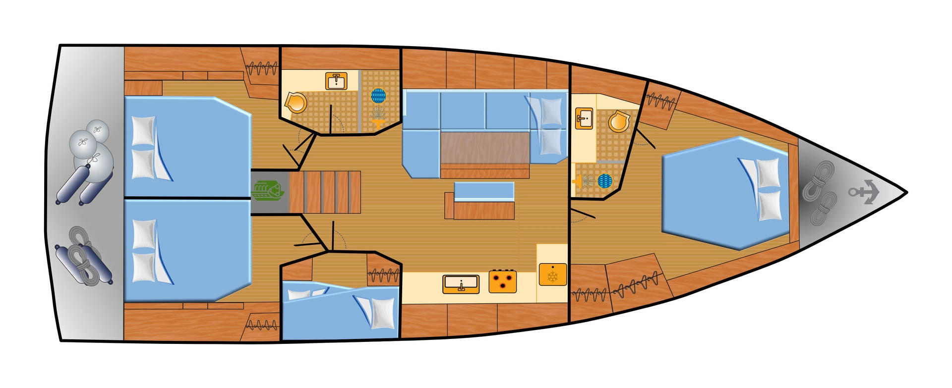 Noleggio Barca a vela con o senza skipper Hanse a Can Pastilla