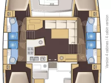 Noleggio Catamarano Lagoon con patente nautica