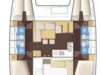 Noleggio barche Álimos economico Lagoon 400 S2