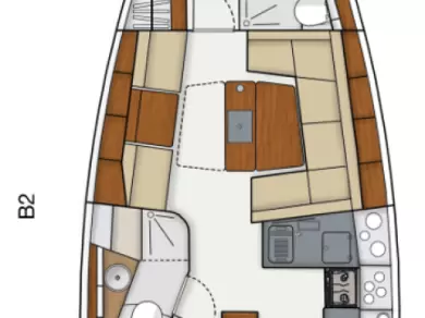 Noleggio Barca a vela a Castelli – Hanse Hanse 415