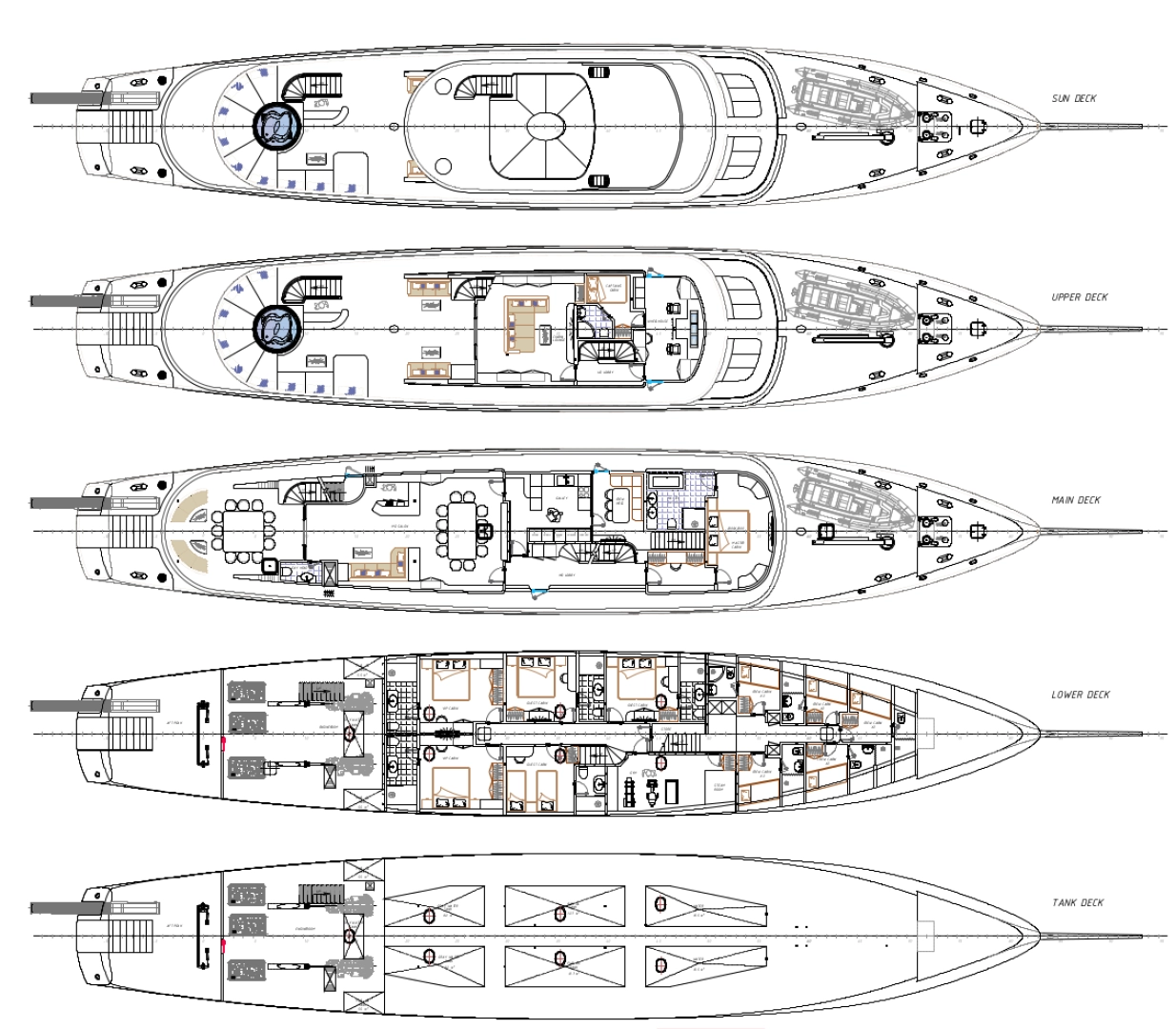 Noleggio Yacht di lusso Custom Made con patente nautica