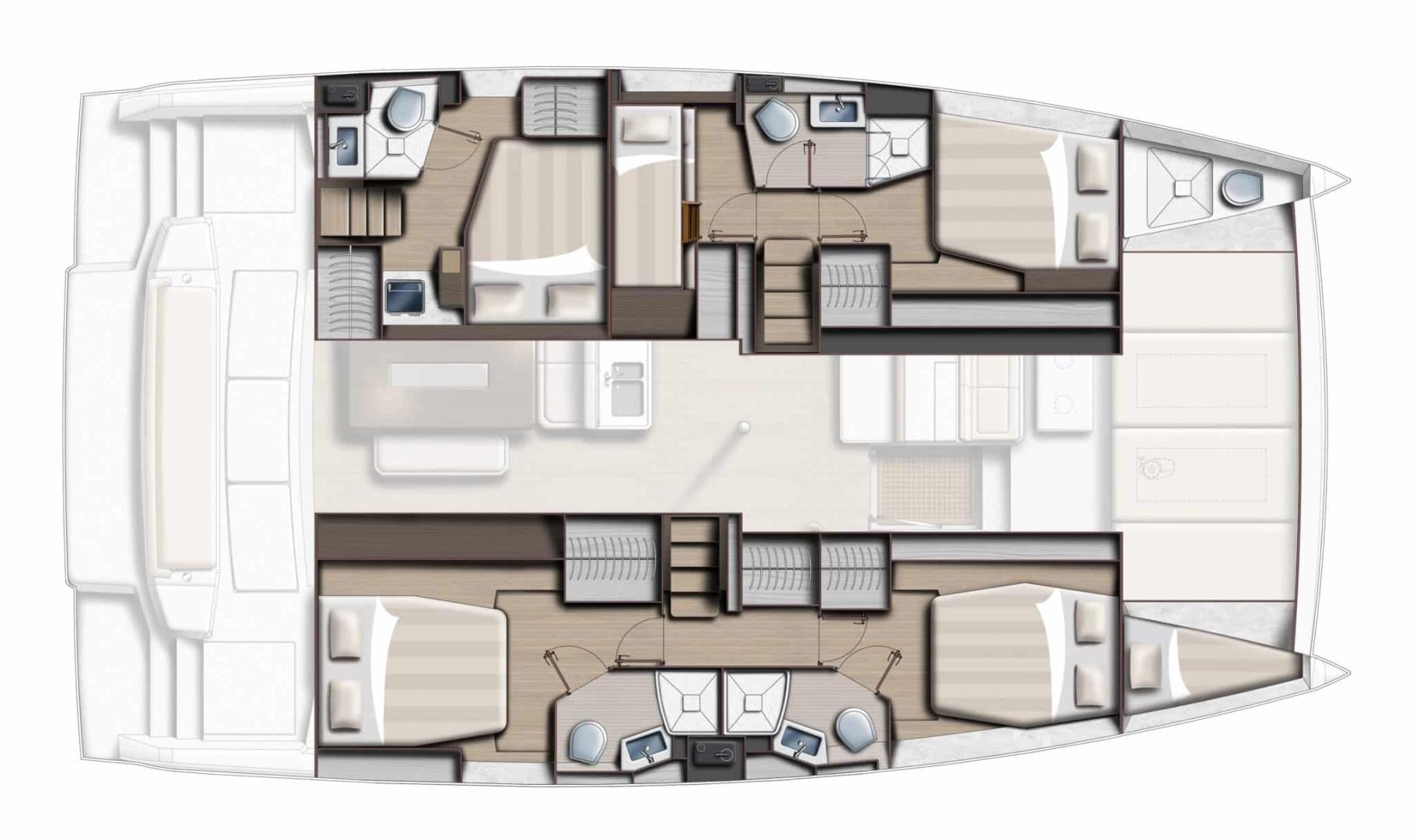 Noleggio Catamarano con o senza skipper Bali a Pirovac