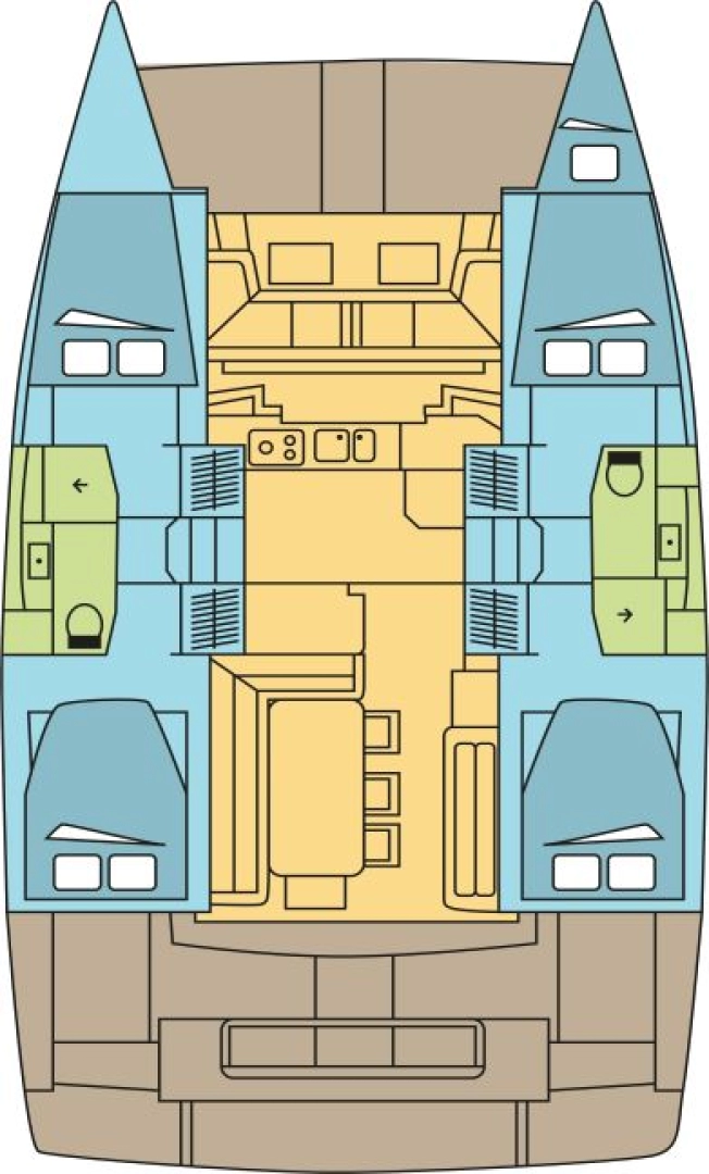 Noleggio Catamarano con o senza skipper Bali a Saint Thomas