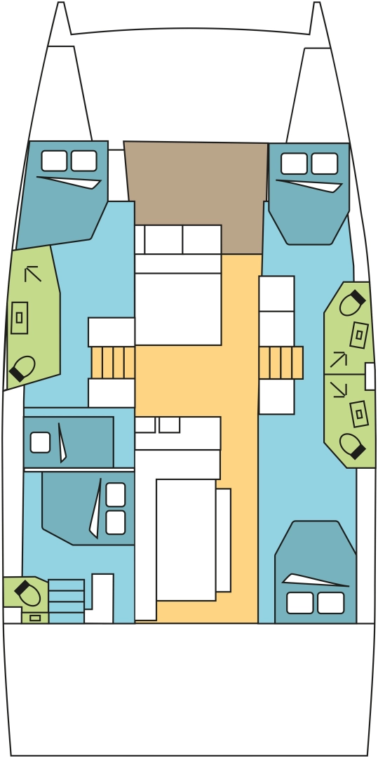 Noleggio Catamarano Bali con patente nautica