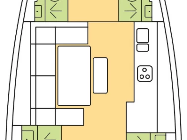 Noleggiare una Dufour Dufour 460 Grand Large a Seget Donji