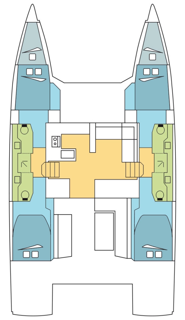 Noleggio barche Bavaria Nautitech 47 Power - 4 + 2 cab. a Seget Donji su Samboat