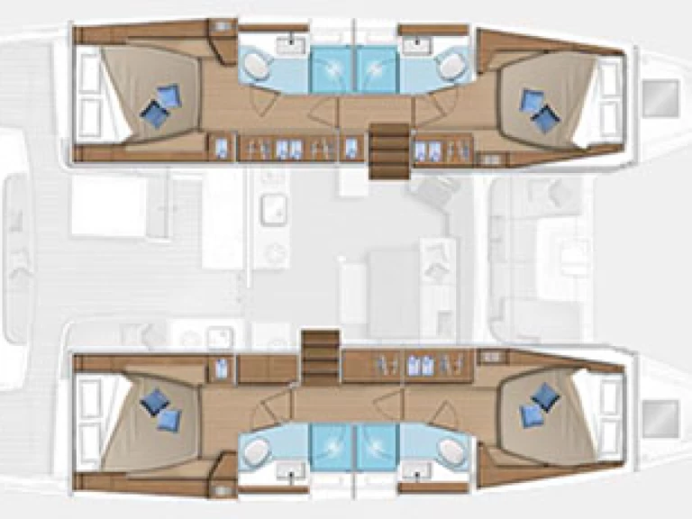 Noleggio barche Pálairos economico Lagoon 46