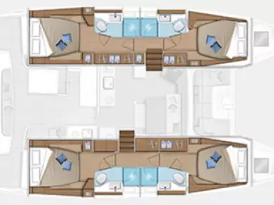 Noleggio barche Pálairos economico Lagoon 46