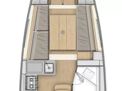 Noleggio Barca a vela Bénéteau con patente nautica