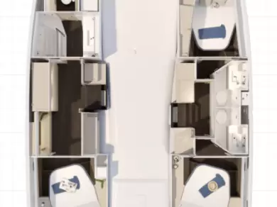 Noleggio Catamarano Fountaine Pajot con patente nautica