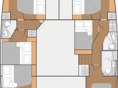 Noleggiare una Fountaine Pajot Saba 50 a Eden Island