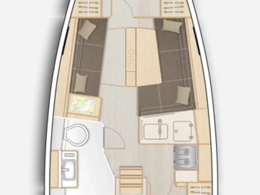 Noleggio barche Marsiglia economico Hanse 348