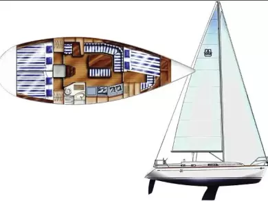 Noleggio Barca a vela Dufour con patente nautica