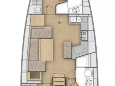 Noleggio Barca a vela Bénéteau con patente nautica