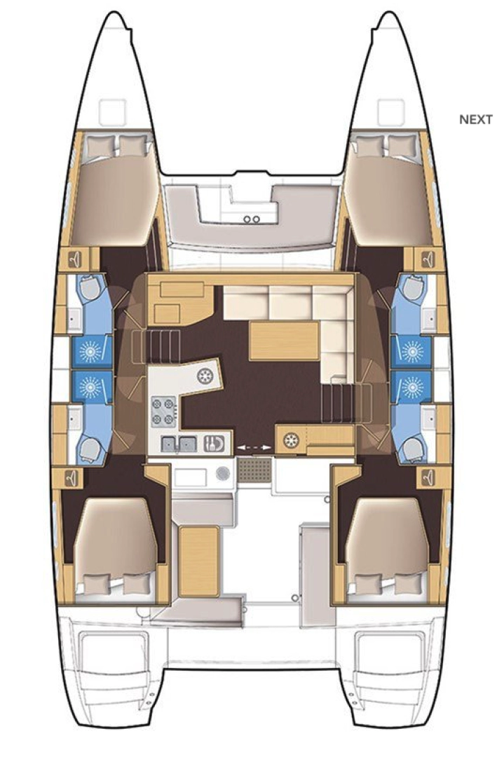 Lagoon Lagoon 450 Sport Top da affittare a  Mai Khao