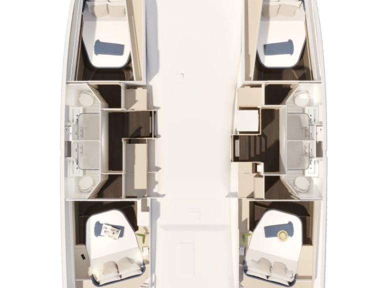 Noleggio Catamarano Fountaine Pajot con patente nautica