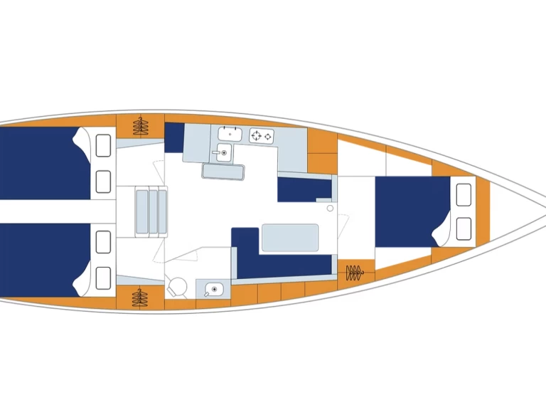 Noleggio Barca a vela Jeanneau con patente nautica
