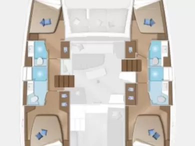 Noleggio Catamarano Lagoon con patente nautica