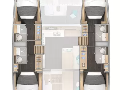 Noleggio Catamarano Lagoon con patente nautica