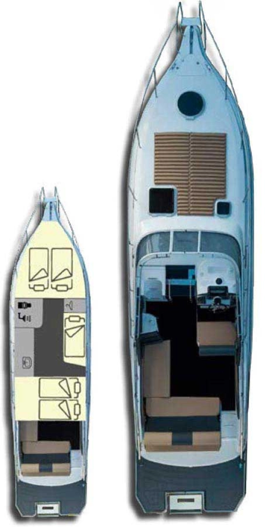 Noleggio Barca a motore a Jezera – Öchsner-boote Öchsner SRX30