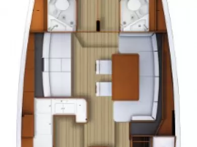 Noleggio Barca a vela Jeanneau con patente nautica