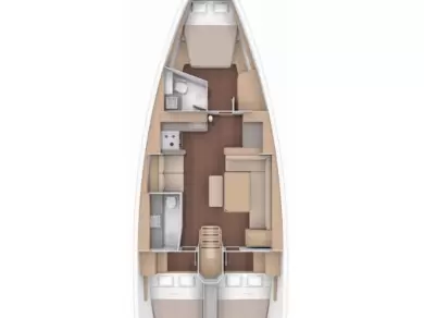 Noleggio barche Dufour Dufour 430 a Marmaris (district) su Samboat