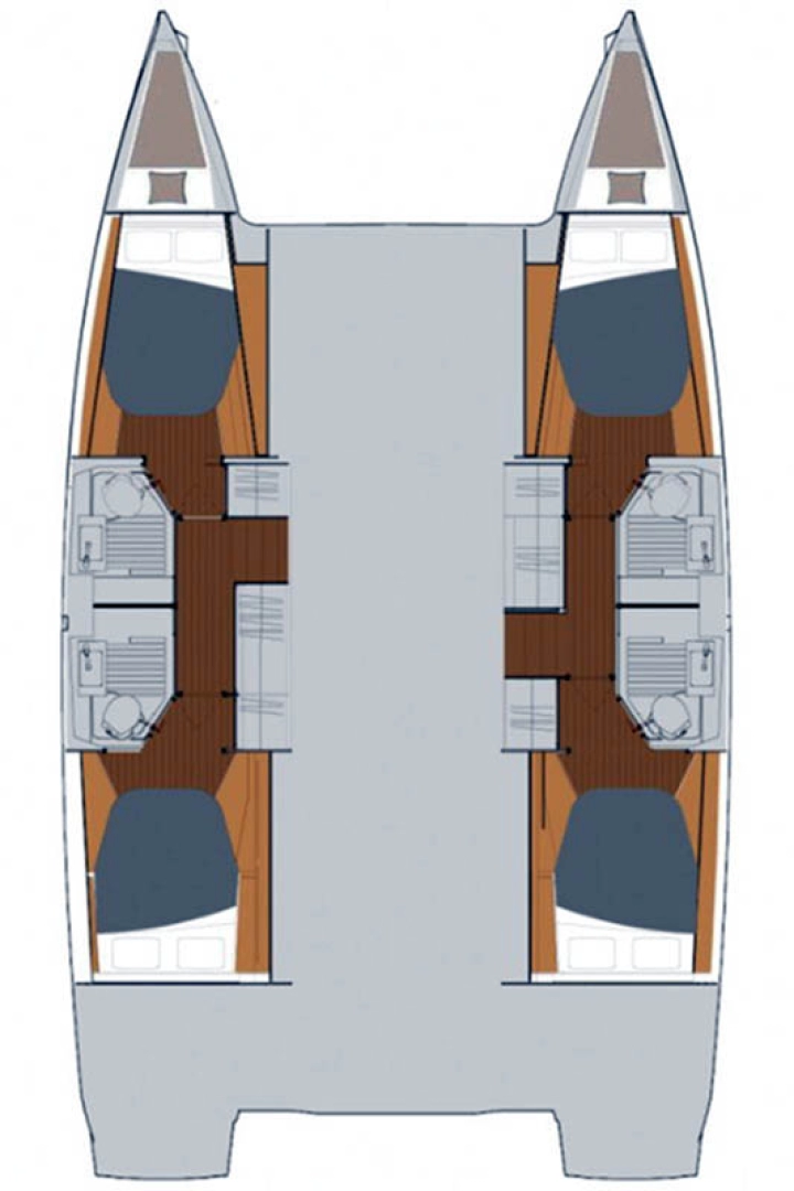 Noleggio Catamarano Fountaine Pajot con patente nautica