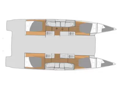Noleggio Catamarano Fountaine Pajot con patente nautica