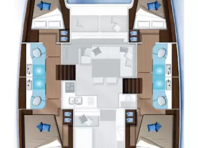 Noleggio Catamarano con o senza skipper Lagoon a Komolac