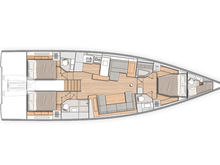 Noleggio Barca a vela a Road Town – Bénéteau Oceanis 54