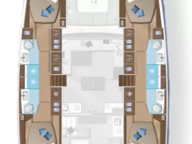 Noleggio barche Seget Donji economico Lagoon 50