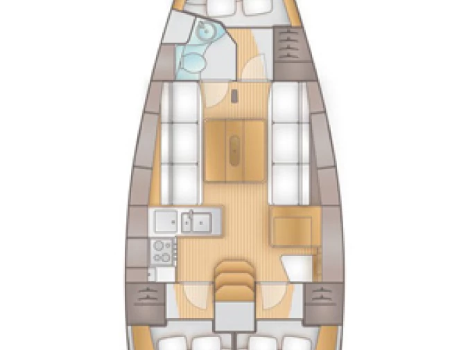 Noleggio Barca a vela a Castelli – Salona Salona 38