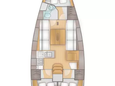 Noleggio Barca a vela a Castelli – Salona Salona 38