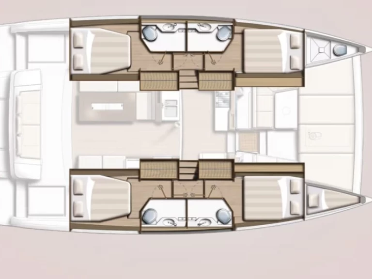 Noleggio Catamarano a Scardona – Bali Bali 4.2