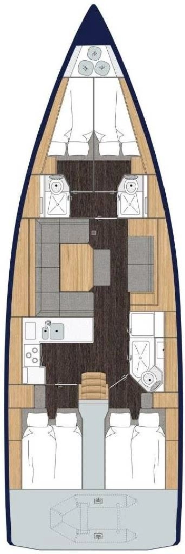 Noleggio Barca a vela Bavaria con patente nautica