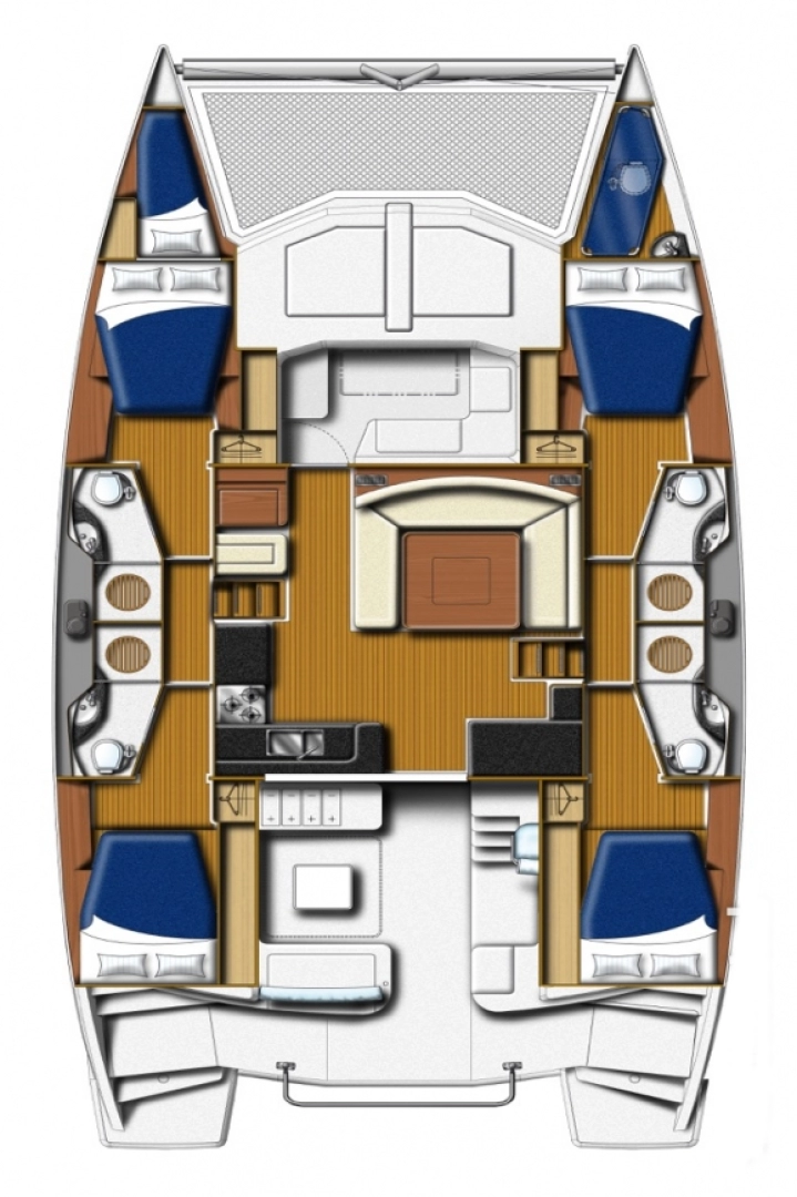 Noleggio Catamarano Leopard Catamarans / Robertson & Caine con patente nautica