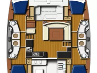 Noleggio Catamarano Leopard Catamarans / Robertson & Caine con patente nautica