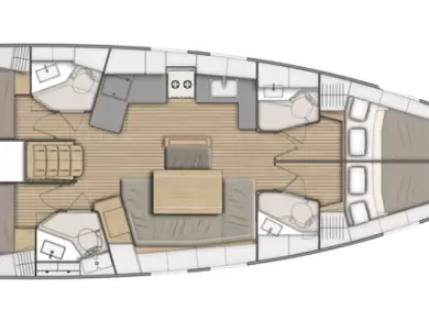 Noleggio barche Kos economico Oceanis 46.1