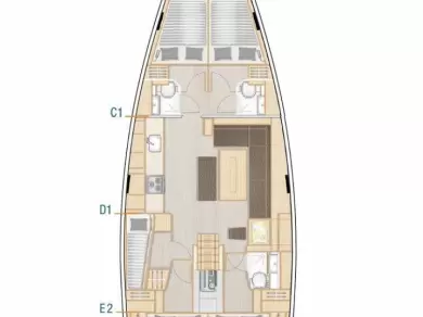 Noleggio Barca a vela Hanse con patente nautica