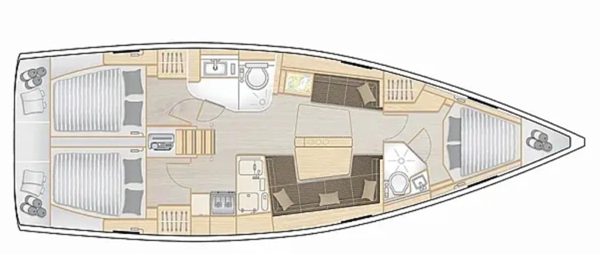Hanse Hanse 418 da affittare a  Lefkáda