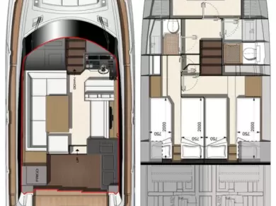 Noleggio barche Zaravecchia (Biograd) economico Prestige 460 Fly - 3 + 1 cab.