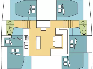 Noleggio barche Olbia economico Lagoon 52 F